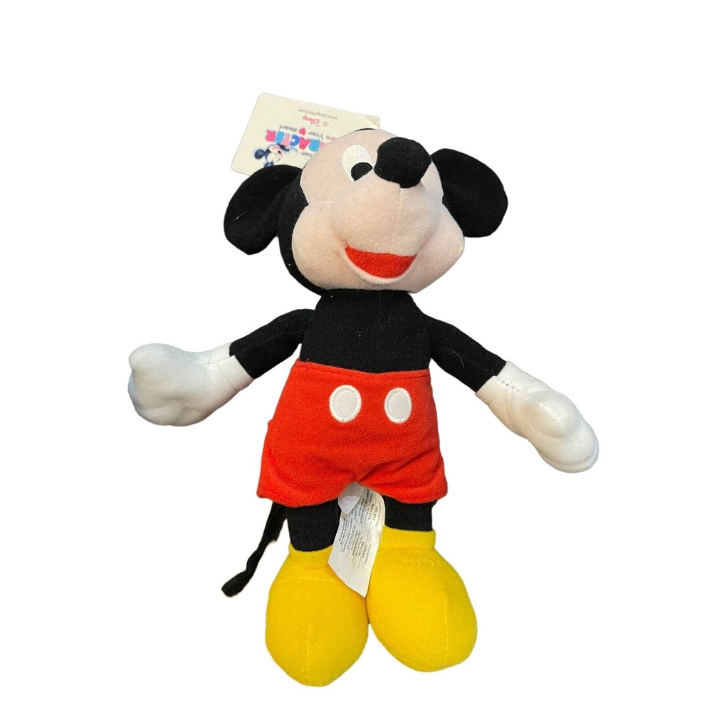 Mickey Mouse Plush (approx 8 inches) RED CROSS edition